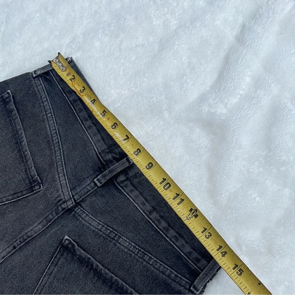 AGOLDE Women's Black Denim Shorts - Picture 9 of 10